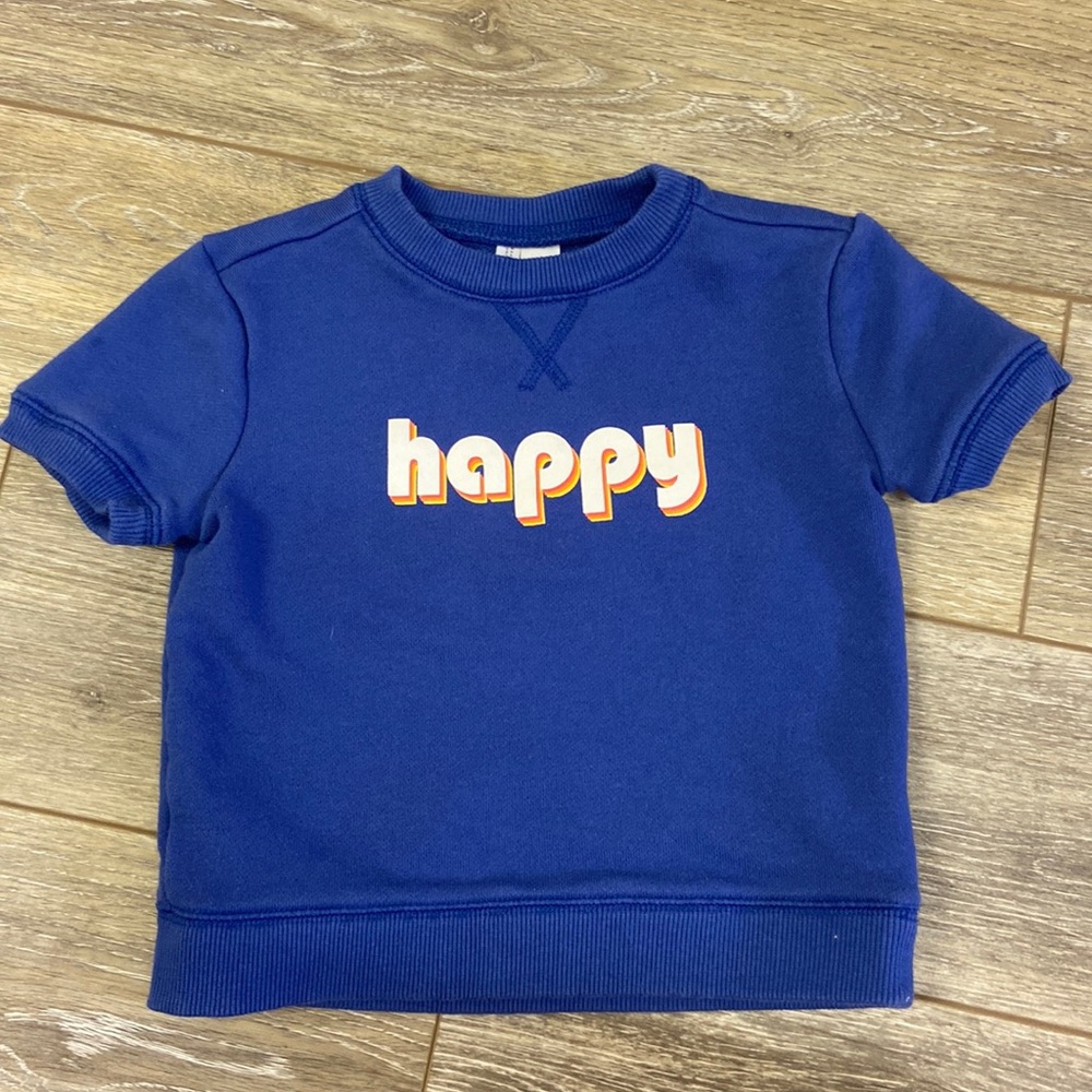 Janie and Jack Short Sleeve Sweatshirt